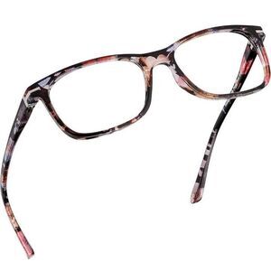 Readerest Blue Light Blocking Reading Glasses (Floral, 0.00 Magnification)